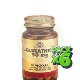 Pack 6x L-Glutation 30 Cápsulas Solgar