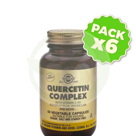 Pack 6x Quercitina Complex 50 Cápsulas Solgar