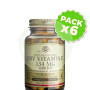 Pack 6x Vitamina E 200UI 50 Cápsulas Solgar