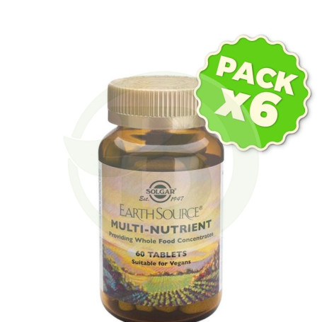 Pack 6x Earth Source 60 Cápsulas Solgar