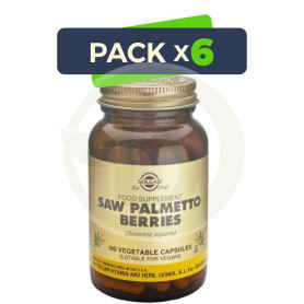 Pack 6x Sabal 100 Cápsulas Solgar