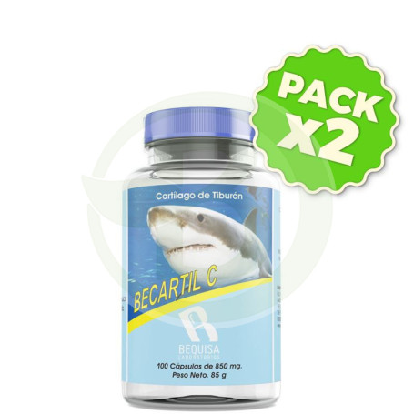 Pack 2x Becartil C 100 Cápsulas Bequisa