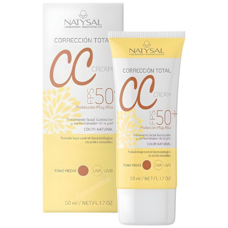 Cc Cream Fps 50+ 50Ml Natysal