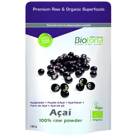 Açaí Crudo in Polvere 150G Biotona