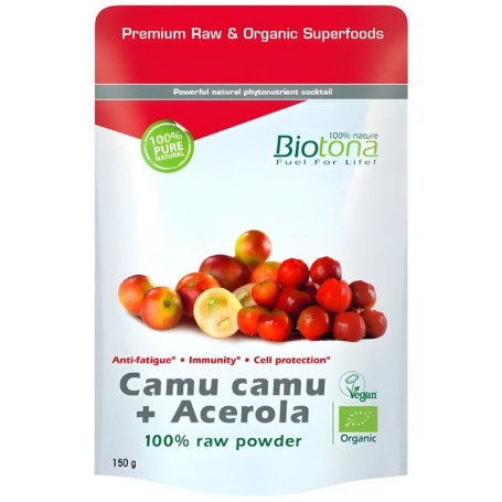 Camu Camu + Acerola in Polvere 150G Biotona