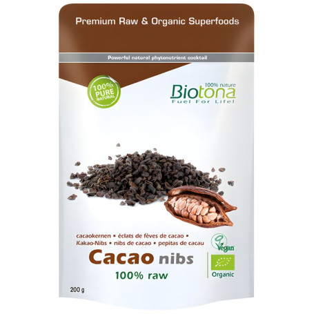 Pepite di Cacao Crudo 200G Biotona