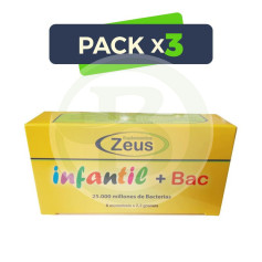 Pack 3x Infantil + Bac 8 monodosis Zeus