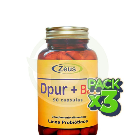 Pack 3x Dpur+Bac 90 Cápsulas Zeus