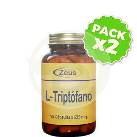 Pack 2x L-Triptófano 90 Cápsulas Zeus