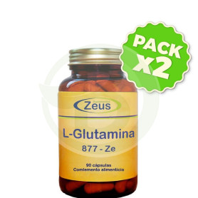 Pack 2x L-Glutamina 90 Cápsulas Zeus