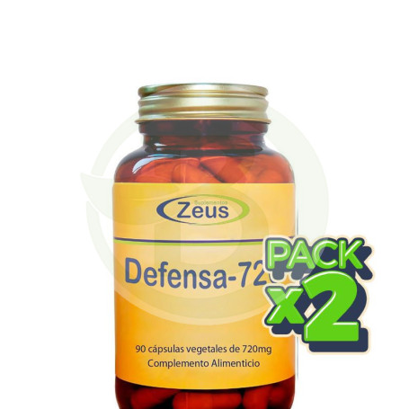 Pack 2x Defensa 720 90 Capsulas Zeus