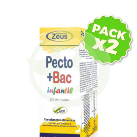 Pack 2x Pecto+Bac Infantil 250Ml Zeus