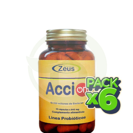 Pack 6x Acción 30 Cápsulas Zeus