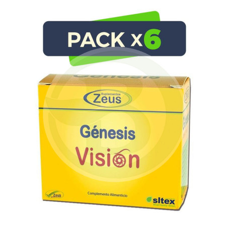 Pack 6x Genesis Visión 60 Cápsulas Zeus