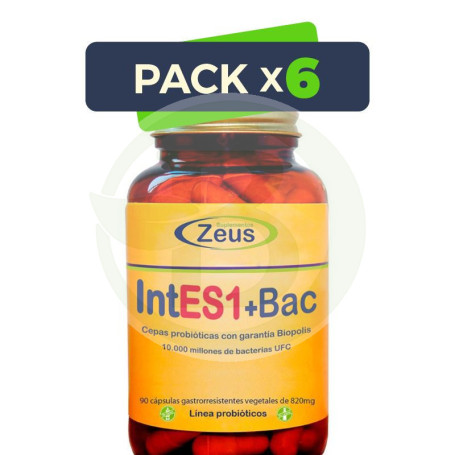 Pack 6x Intes1 + Bac 30 Capsulas Zeus
