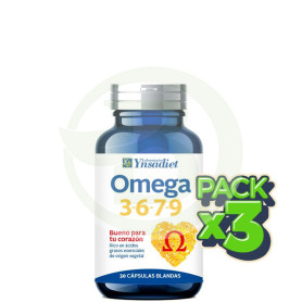 Pack 3x Omega 3-6-7-9 Envase De 30 Cápsulas. Ynsadiet