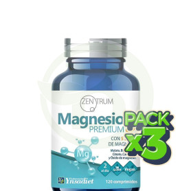 Pack 3x Magnesio Premium 5 Sales 120 Comprimidos Ynsadiet