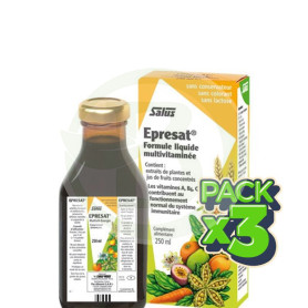 Pack 3x Epresat Multivitamin Jarabe 250Ml. Salus