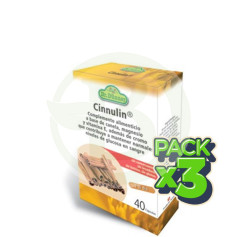 Pack 3x Cinnulin 40 Capsule Cannella Dr. Dunner