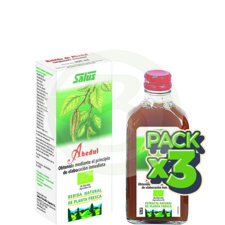 Pack 3x Jugo de Abedul 200Ml. Salus