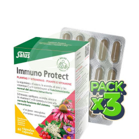 Pack 3x Immuno Protect 60 Cápsulas Salus