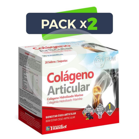 Pack 2x Colageno Articular Marino 20 Sobres Ynsadiet