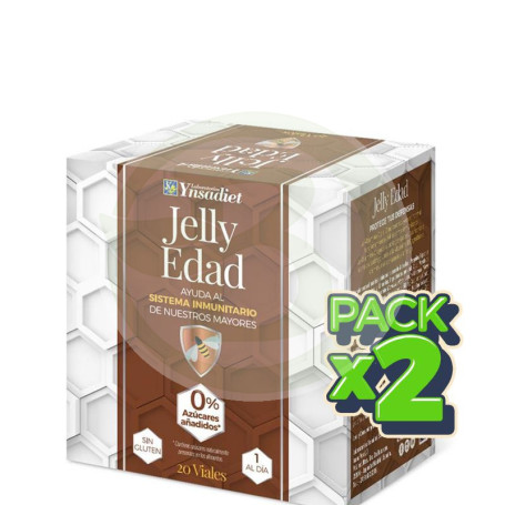 Pack 2x Jelly Edad 0% Azucar Caja De 20 Ampollas Ynsadiet