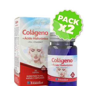 Pack 2x Zentrum Colágeno + Ácido Hialurónico 30 Comprimidos Ynsadiet