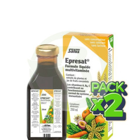 Pack 2x Epresat Multivitamin Jarabe 250Ml. Salus
