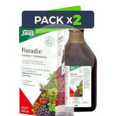 Pack 2x Floradix Sciroppo 500Ml. Salus