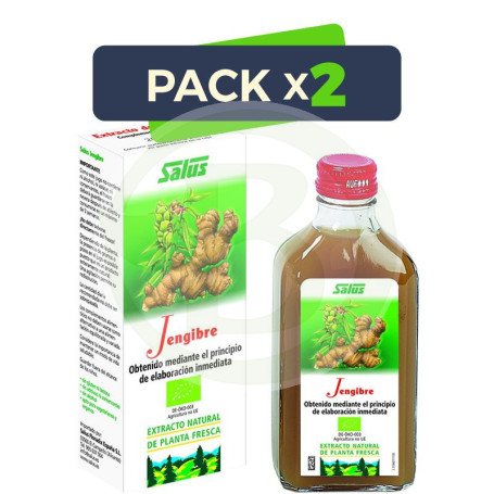 Pack 2x Jugo de Jengibre 200Ml. Salus