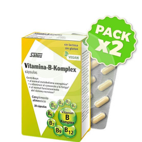 Pack 2x Vitamina B Komplex 30 Cápsulas Salus