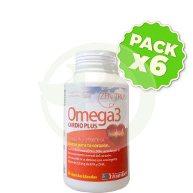 Pack 6x Zentrum Cardio Plus Omega 3 60 Perlas Ynsadiet