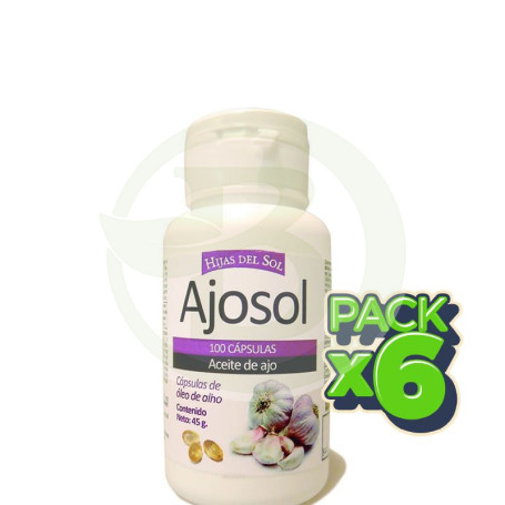 Pack 6x Ajosol 100 Perlas Hijas del Sol
