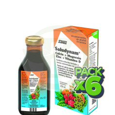 Pack 6x Saludynam Sciroppo 250Ml. Salus