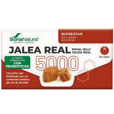 Pappa Reale 5000 con Probióticos 20 Flaconcini Soria Natural
