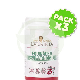 Pack 3x Equinácea con Magnesio 70 Cápsulas Ana María Lajusticia