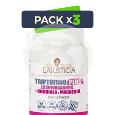 Pack 3x Triptofano Plus con Ashwagandha 60 Cpr. Ana María Lajusticia