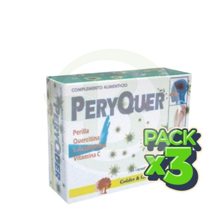 Pack 3x Peryquer 60 Cápsulas Golden Green