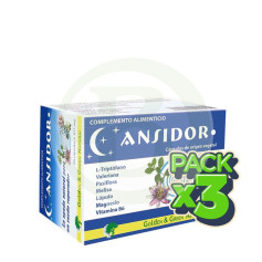 Pack 3x Ansidor 60 Capsule Golden Green
