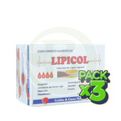 Pack 3x Lipicol 60 Capsule Golden Green