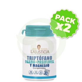 Pack 2x Triptofano con Gaba + Pasiflora 60 Comprimidos Ana M. Lajusticia