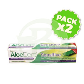 Pack 2x Dentífrico Sensible con Aloe Vera Evicro