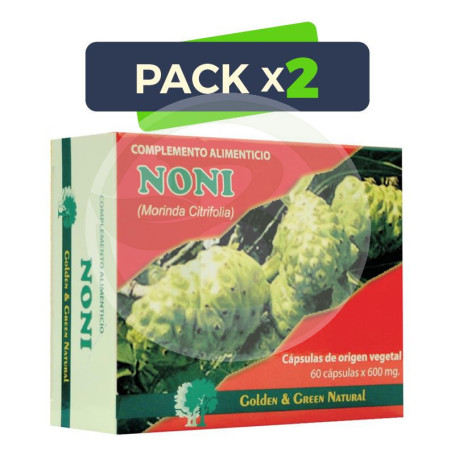 Pack 2x Noni Golden Green 60 Cápsulas