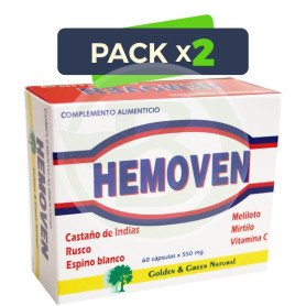 Pack 2x Hemoven 60 Cápsulas Golden Green