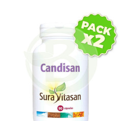 Pack 2x Candisan 90 Capsule Sura Vitasan