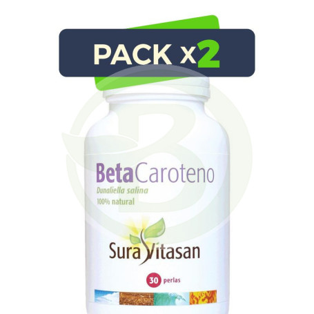 Pack 2x Beta-Caroteno 30 Perlas Sura Vitasan