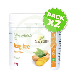 Pack 2x Jengibre Fermentado 150Gr. Sura Vitasan