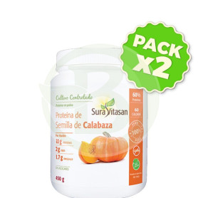 Pack 2x Proteína De Semilla De Calabaza 450Gr. Sura Vitasan