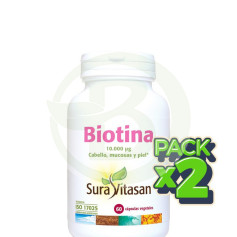 Pack 2x Biotina 60 Capsule Sura Vitasan